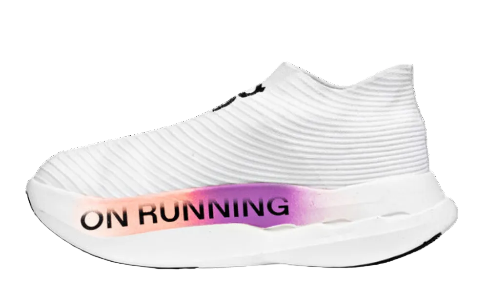 On Cloudboom Strike LS "White / Raspberry"