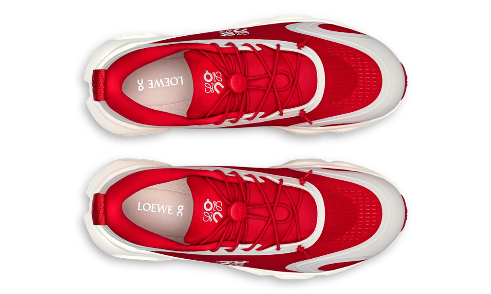 Loewe x On Running Cloudsolo "Red | Eggshell"