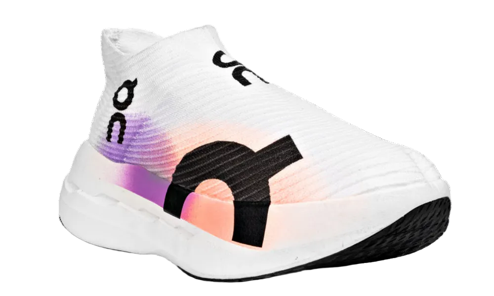 On Cloudboom Strike LS "White / Raspberry"
