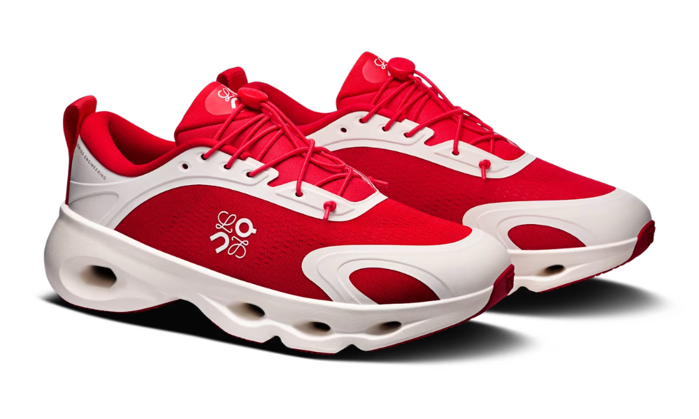 Loewe x On Running Cloudsolo "Red | Eggshell"