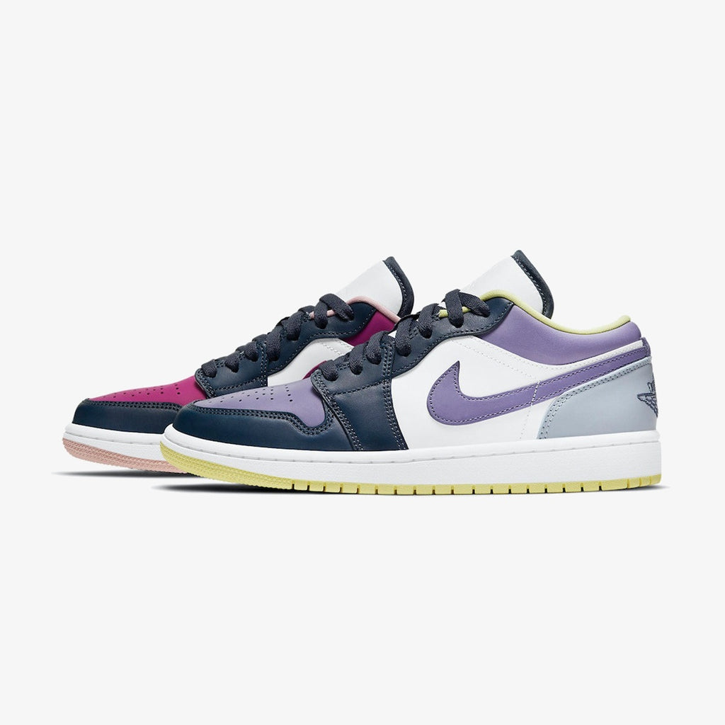 Wmns Air Jordan 1 Low SE ‘Mismatched – Purple Magenta’