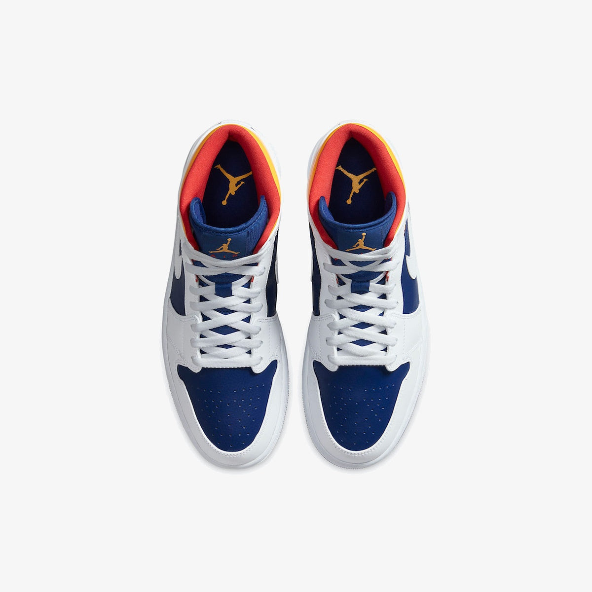 Air Jordan 1 Mid 'White Deep Royal Blue'