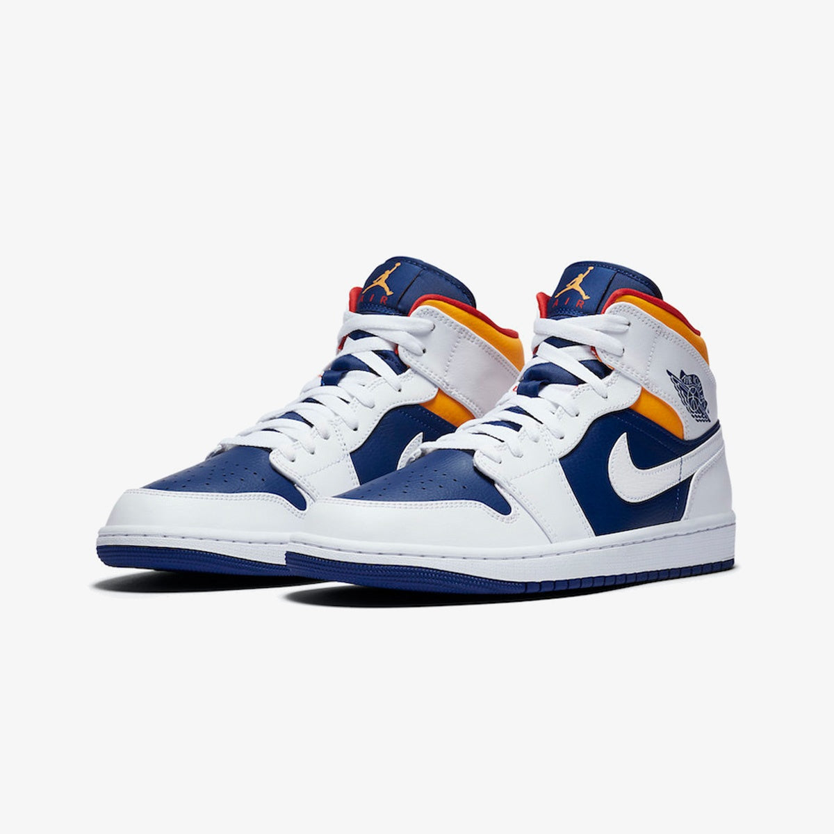 Air Jordan 1 Mid 'White Deep Royal Blue'