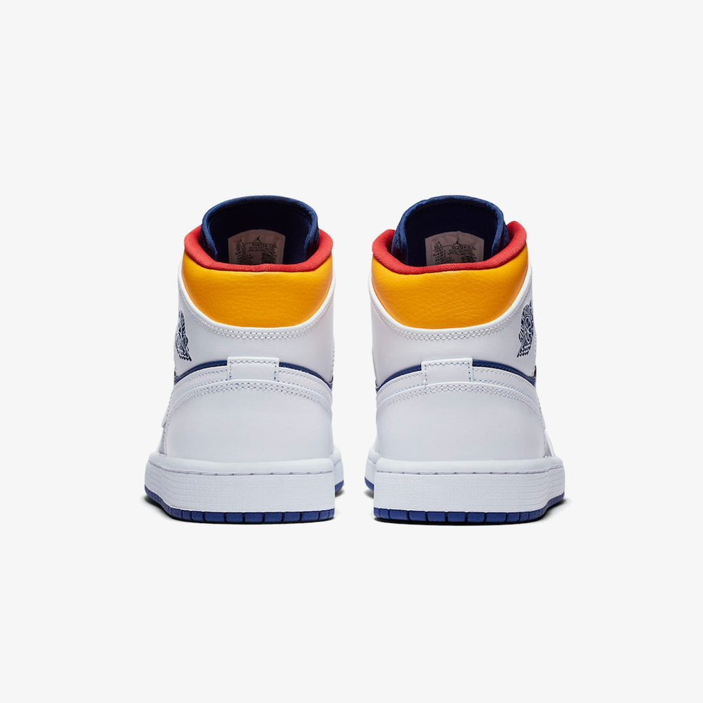 Air Jordan 1 Mid 'White Deep Royal Blue'