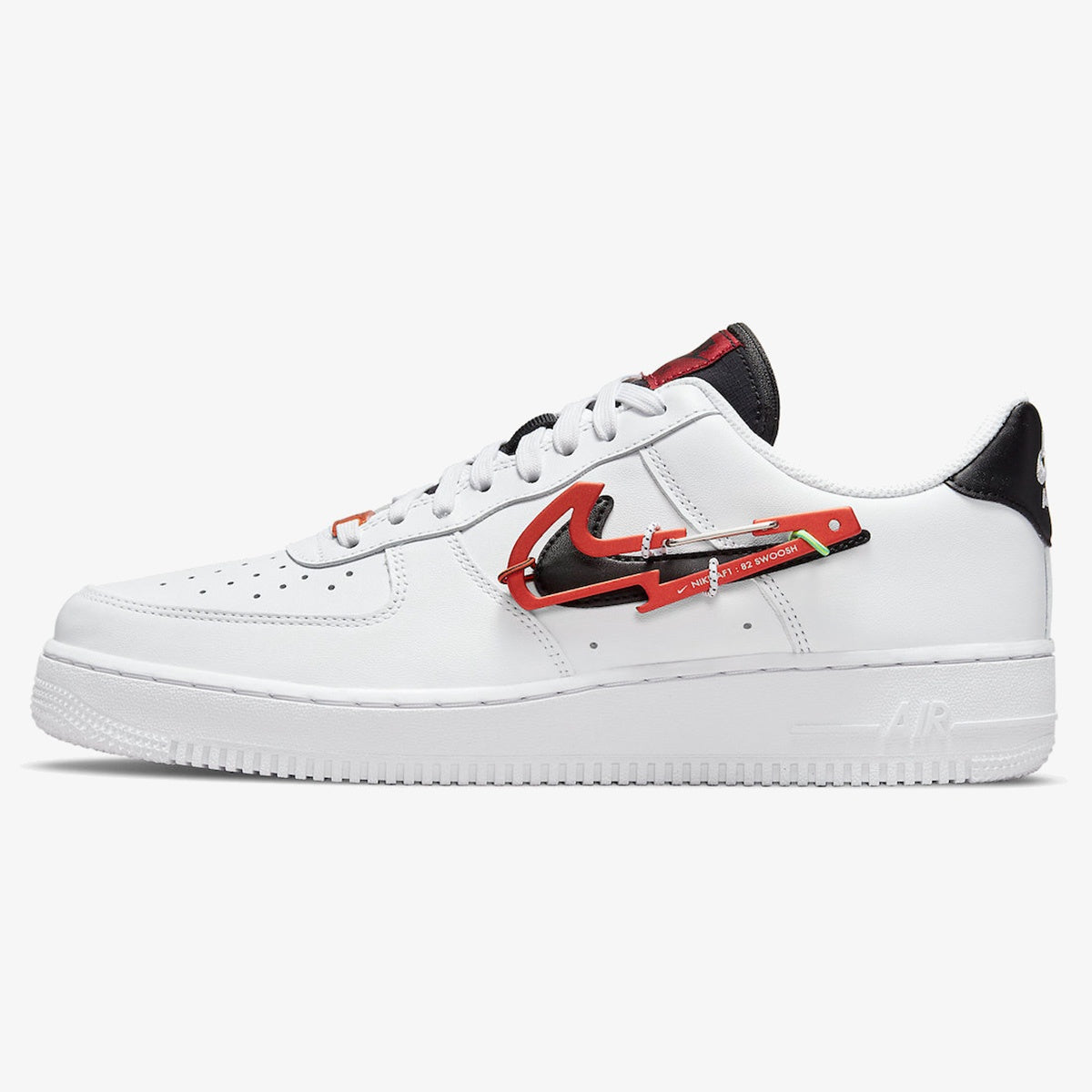 Nike Air Force 1 ’07 Premium ‘Carabiner – White Habanero Red’