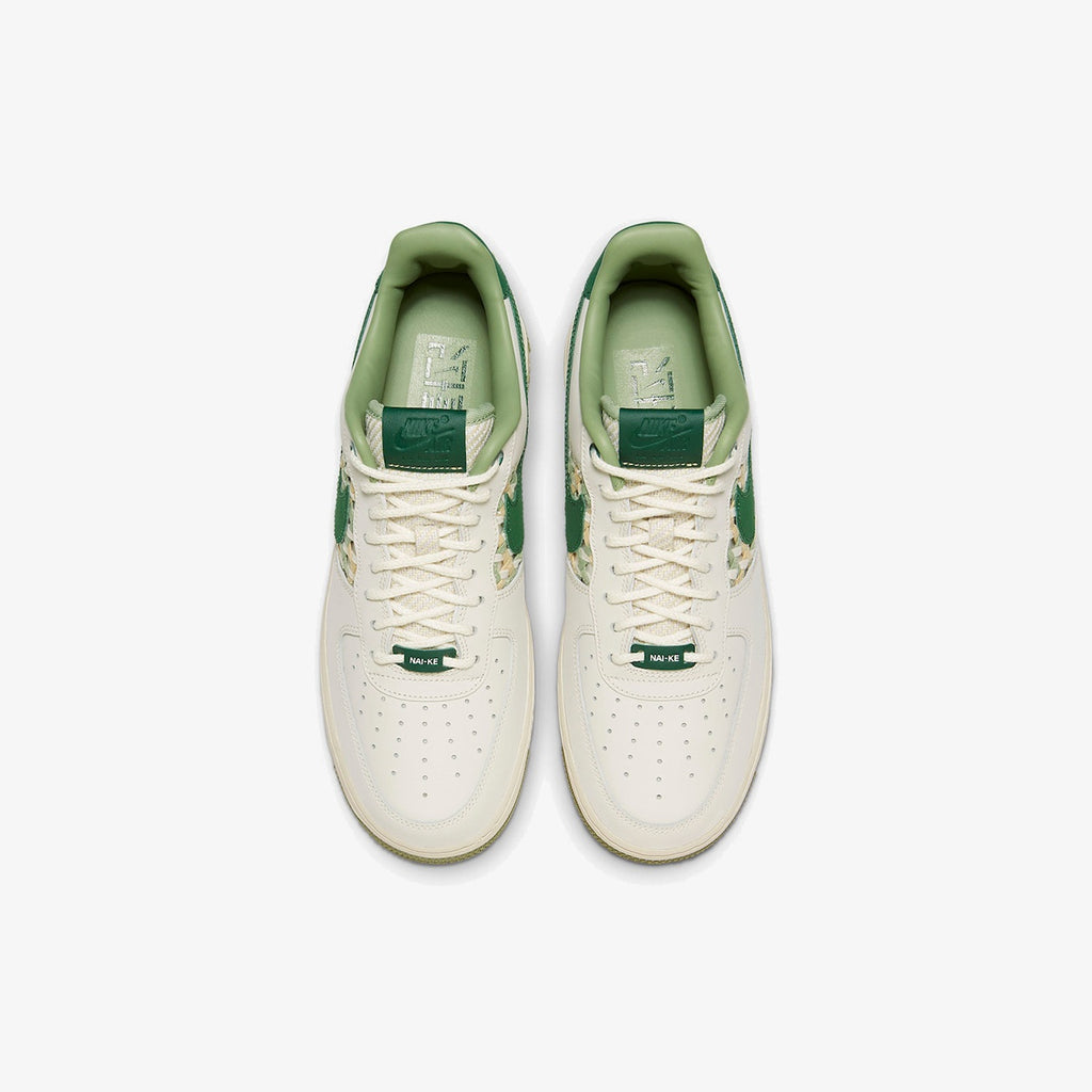Nike Air Force 1 Low ’07 Premium ‘NAI-KE Bamboo Weave Gorge Green’