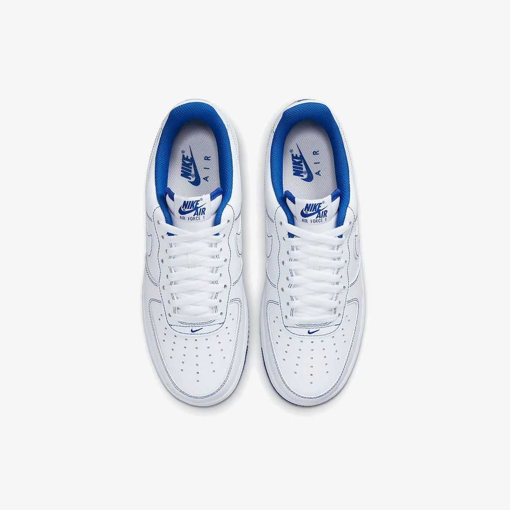 Nike Air Force 1 ’07 ‘Contrast Stitch – White Game Royal’