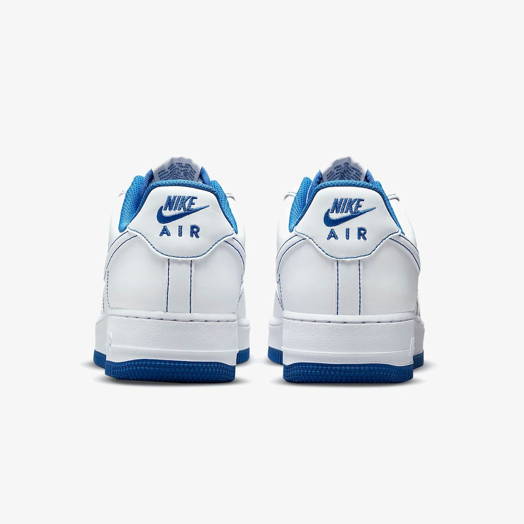 Nike Air Force 1 ’07 ‘Contrast Stitch – White Game Royal’