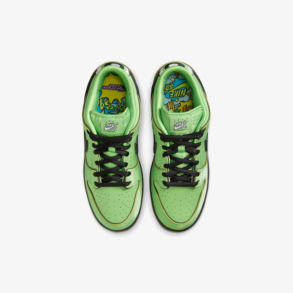 The Powerpuff Girls x Nike Dunk Low Pro SB QS 'Buttercup'