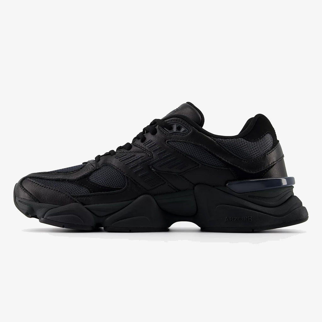 New Balance 9060 'Triple Black Leather'