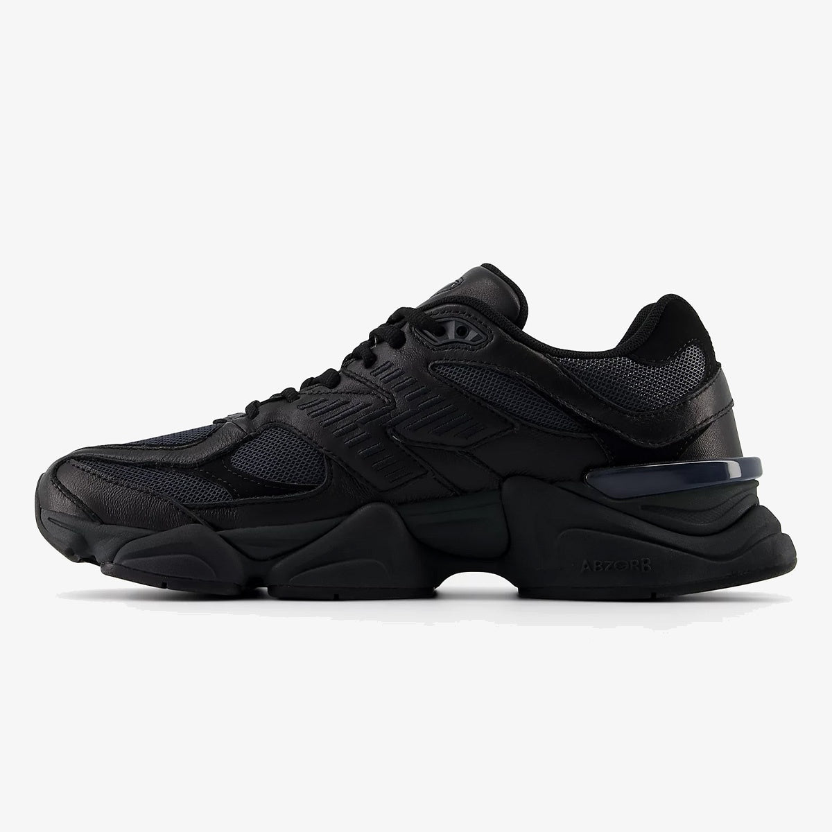 New Balance 9060 'Triple Black Leather'